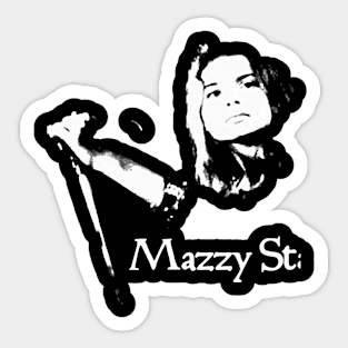 Mazzy Star Echoes in a Velvet Night Sticker